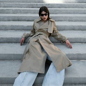 NOUR HAMMOUR Harriet Trench Coat